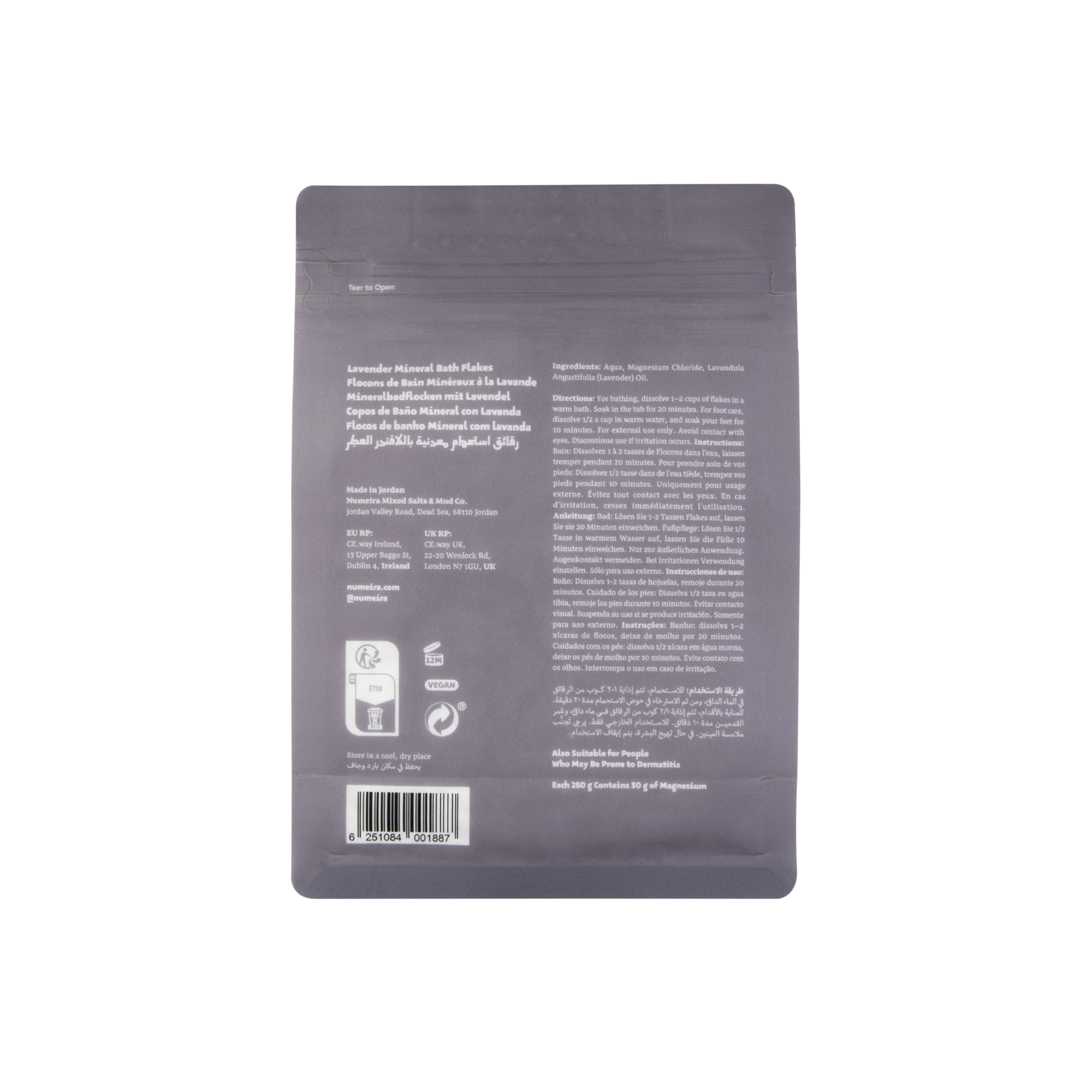 Lavender Dead Sea Magnesium Flakes 2